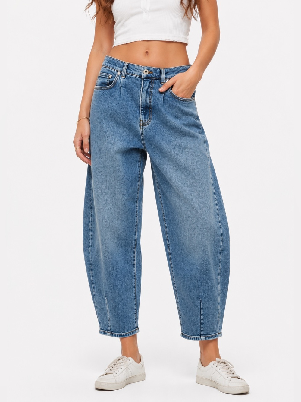 Anthropologie Pilcro & The Letterpress The Barrel Jean - Size 27